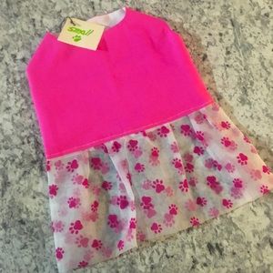 Handmade New Small dog dress